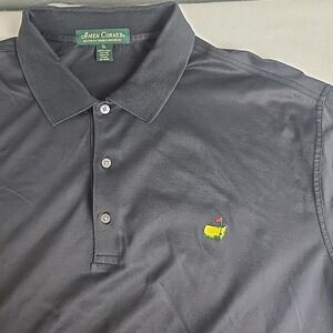 Amen Corner Masters Augusta  Mens Black Polo Shirt‎ XL Golf Sports